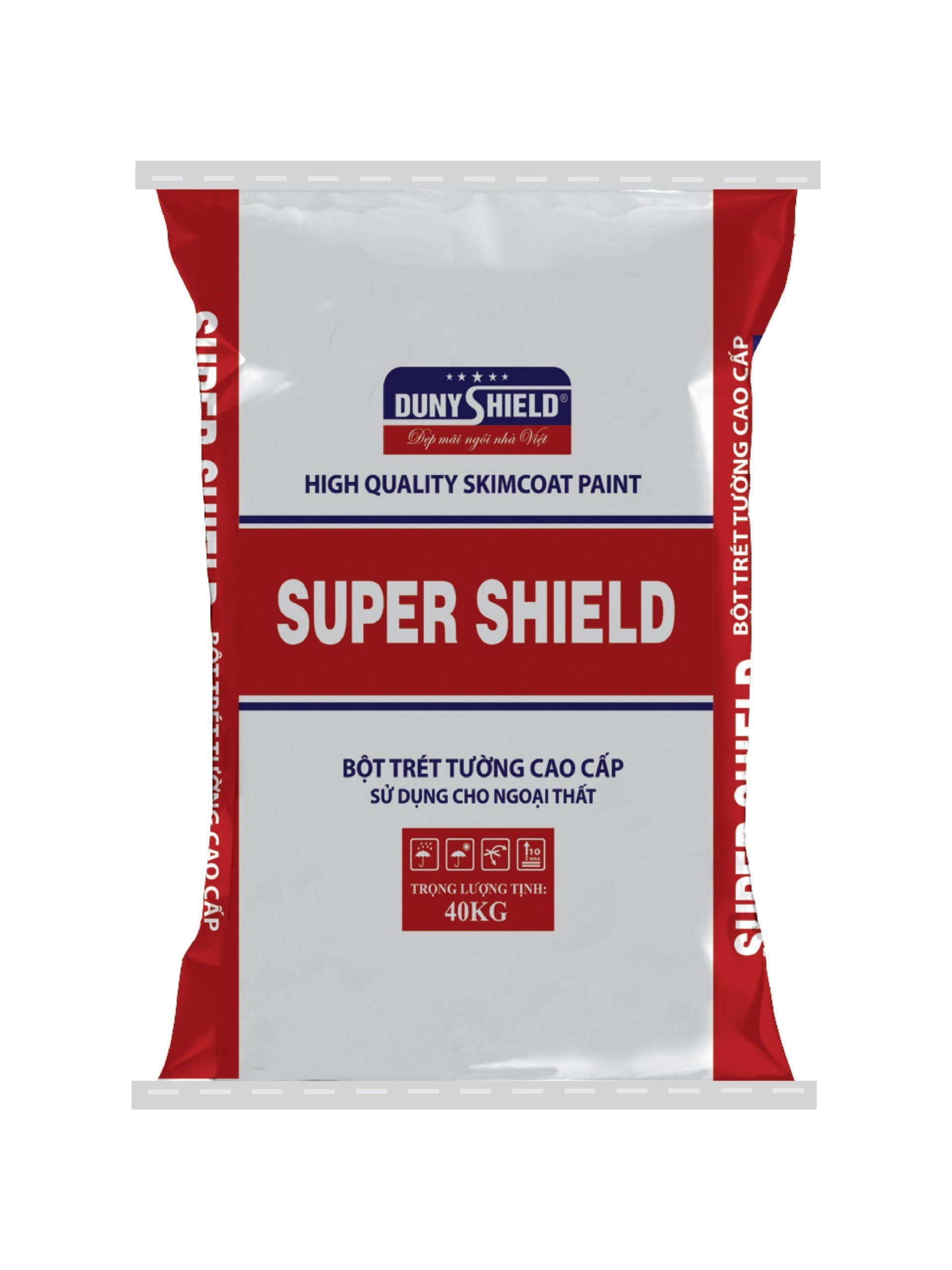 Bột trét tường ngoại thất cao cấp Supershield Bột trét tường ngoại thất cao cấp Supershield